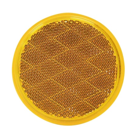Peterson Amber Lens 3316 Round Without Housing Adhesive Backing V475A